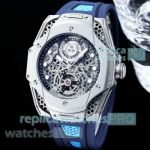 Best Qaulity Copy Hublot Samuel Ross Auto Stainless Steel Watch with Quick-change Strap
